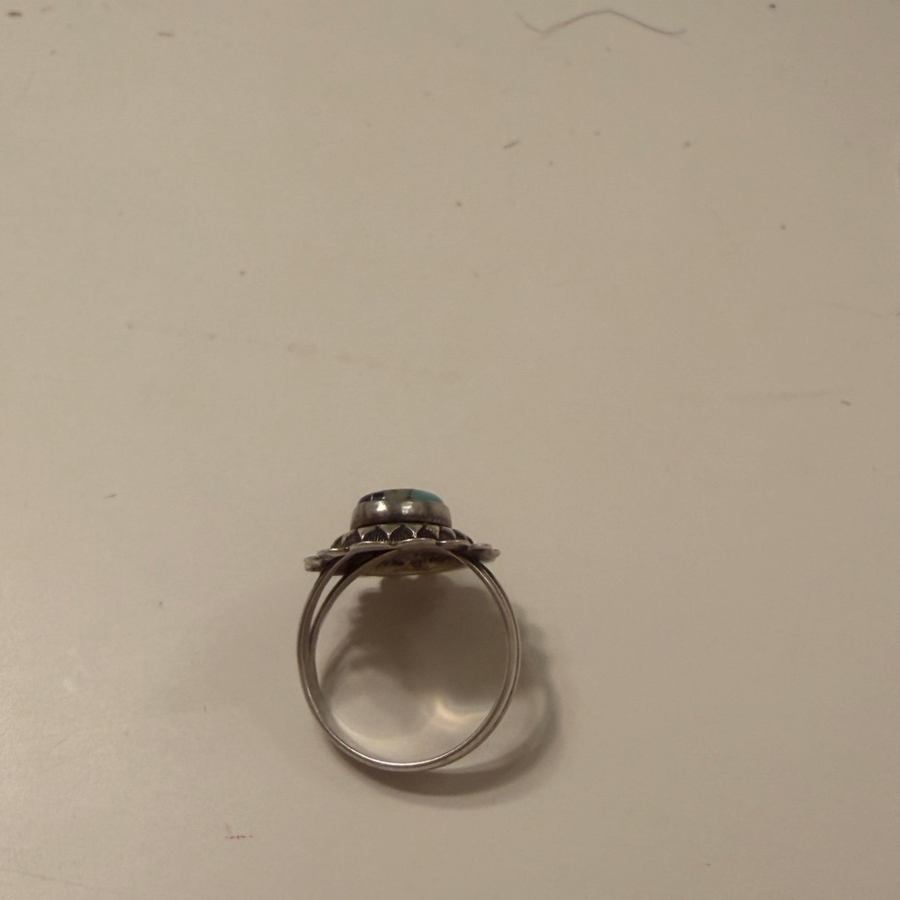 Multicolor Geometric Ring - Picture 2 of 2